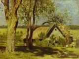Левитан И - Дом с деревьями. 1880