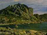 Поленов В - Скала на берегу озера. 1882